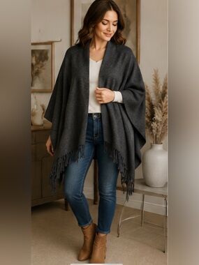 Style & Co Women’s Wrap with Fringe